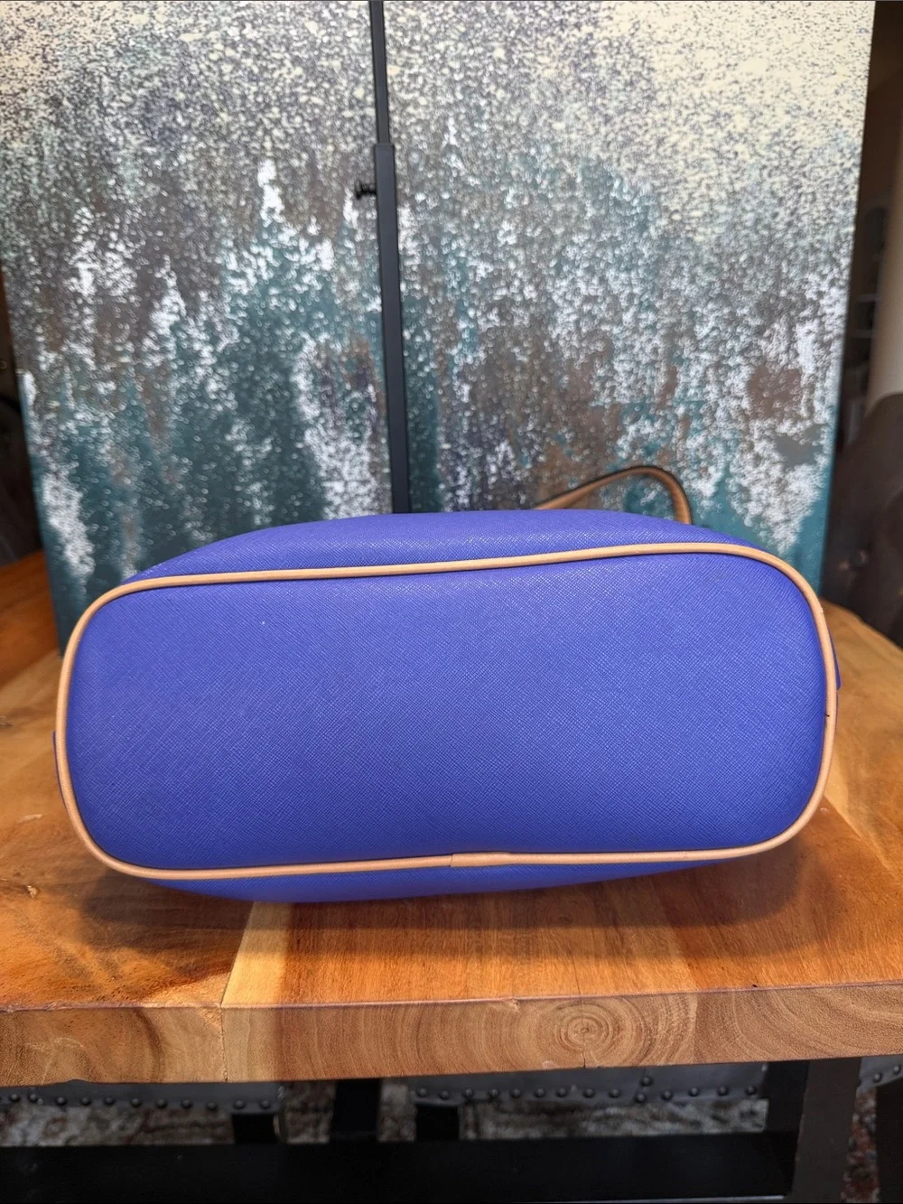 Gianni Bernini 2010’s Dopamine Dressing Royal Blue Tote Bag (EUC)